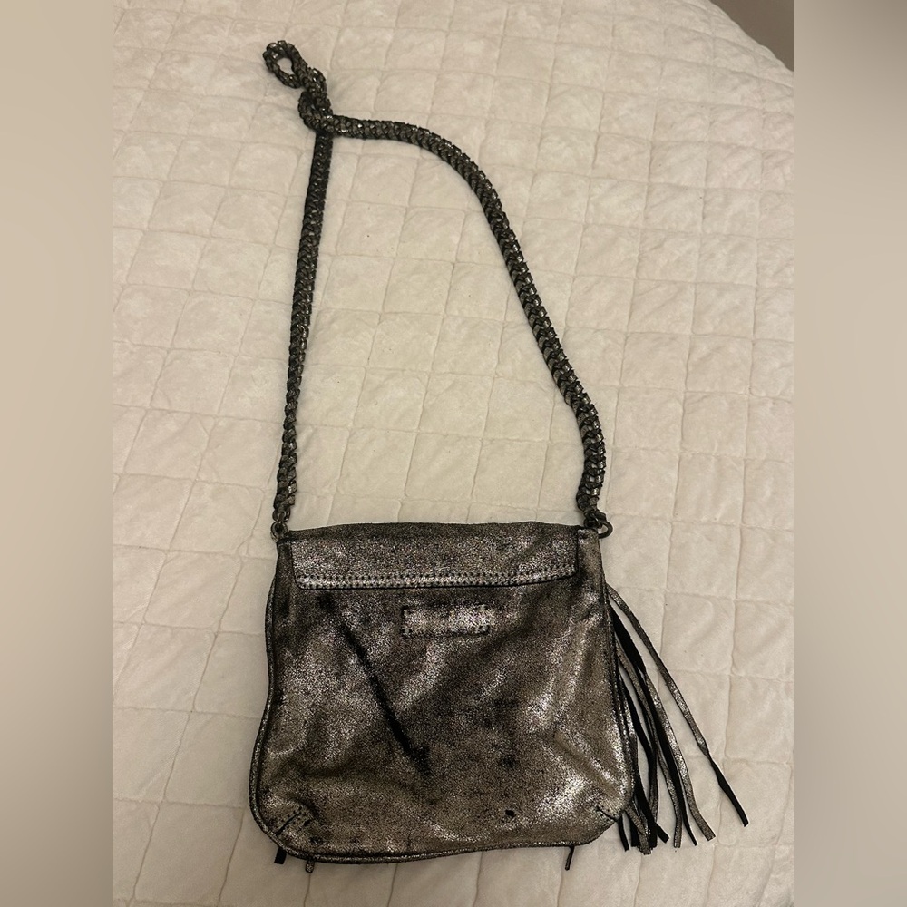 Zara Metallic Fringe Crossbody Purse - Picture 4 of 5